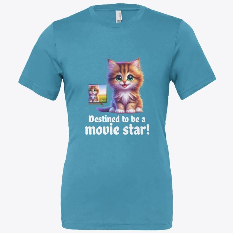 Cute cat wants to be a movie star