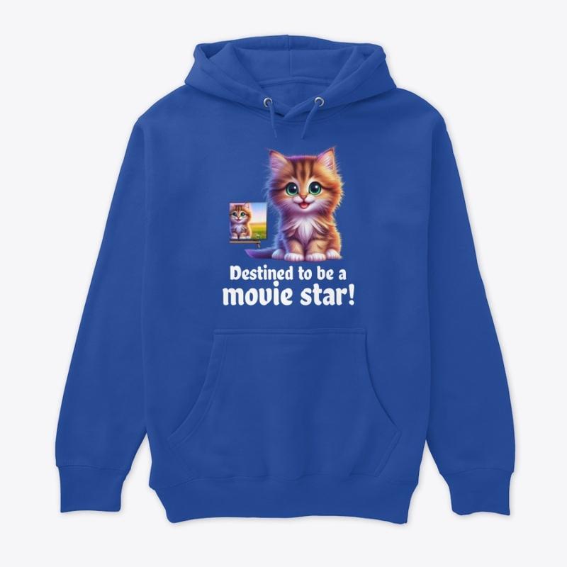 Cute cat wants to be a movie star