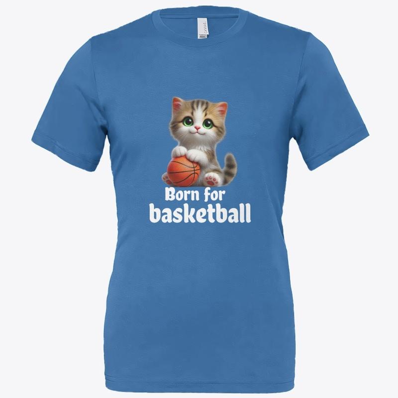 Cute kitten is born for basketball